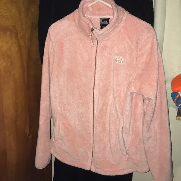 rose gold north face jacket